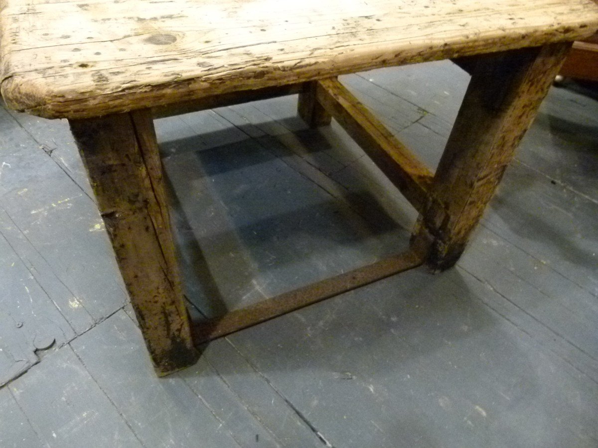 20th Century Solid Wood Coffee Table-photo-1