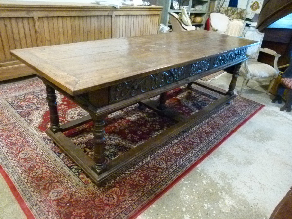 19th Century Walnut Table-photo-2