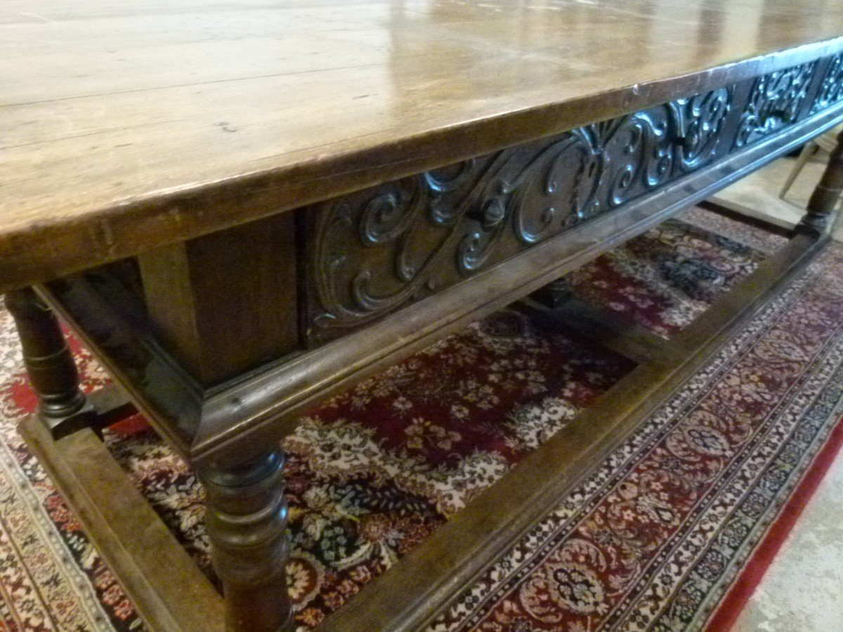 19th Century Walnut Table-photo-4