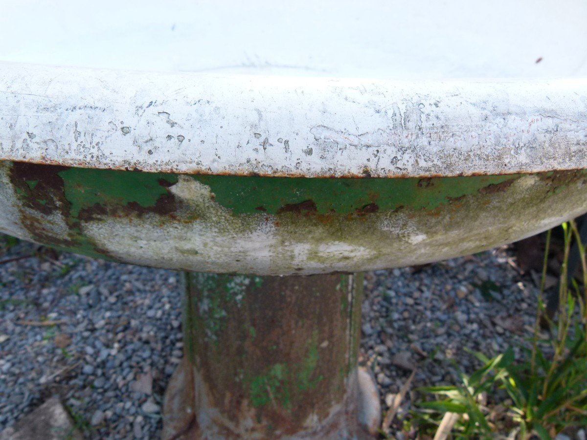 Enamelled Iron Basin Fountain-photo-3