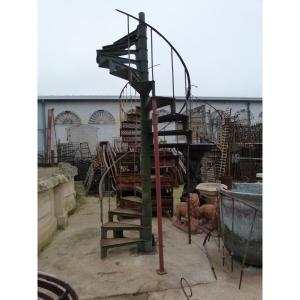 19th Century Cast Iron Spiral Staircase