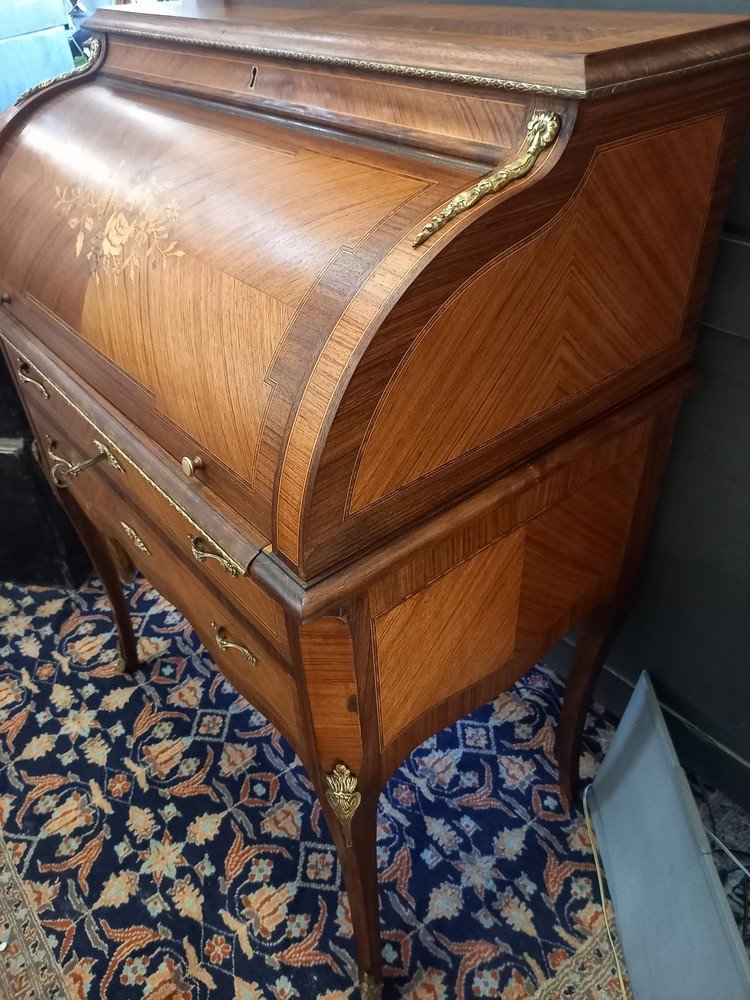 Louis XV Cylinder Desk-photo-5