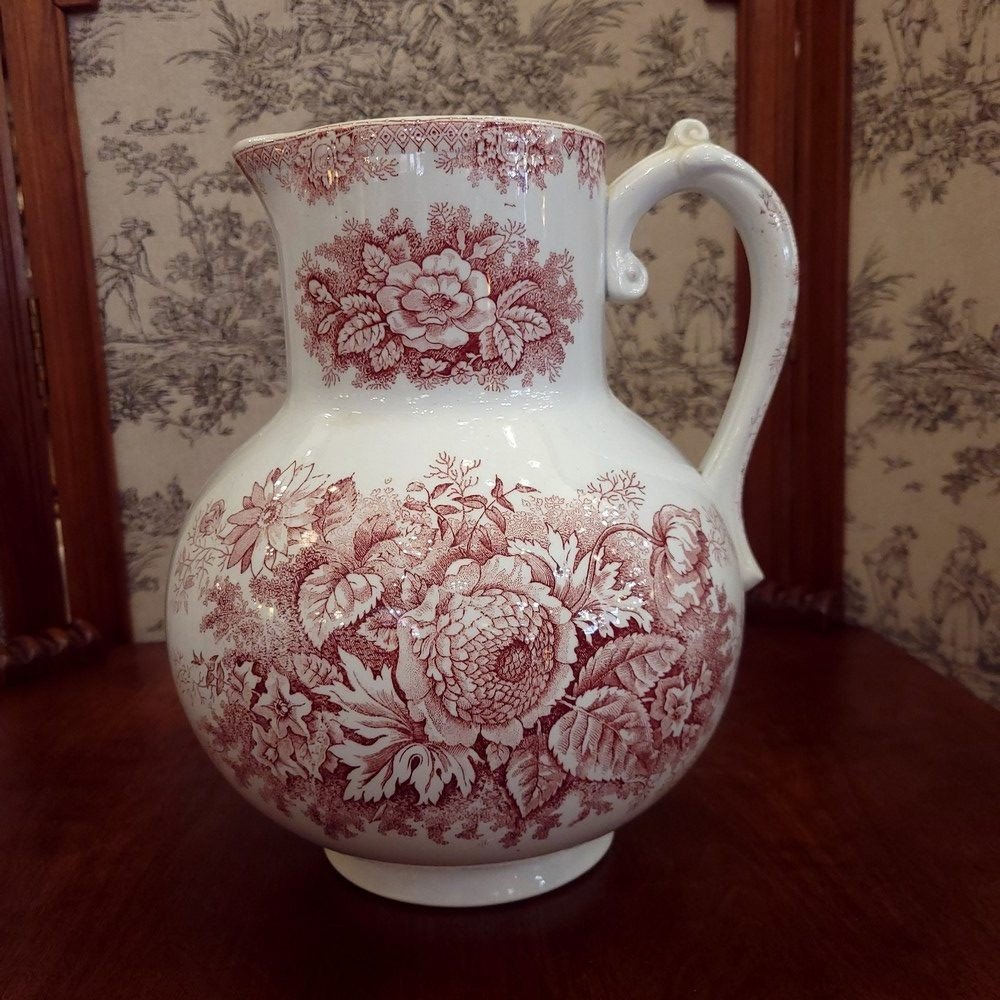 Pink Earthenware Toilet Jug-photo-5