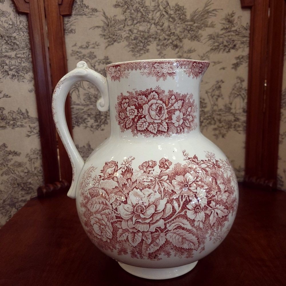 Pink Earthenware Toilet Jug-photo-7