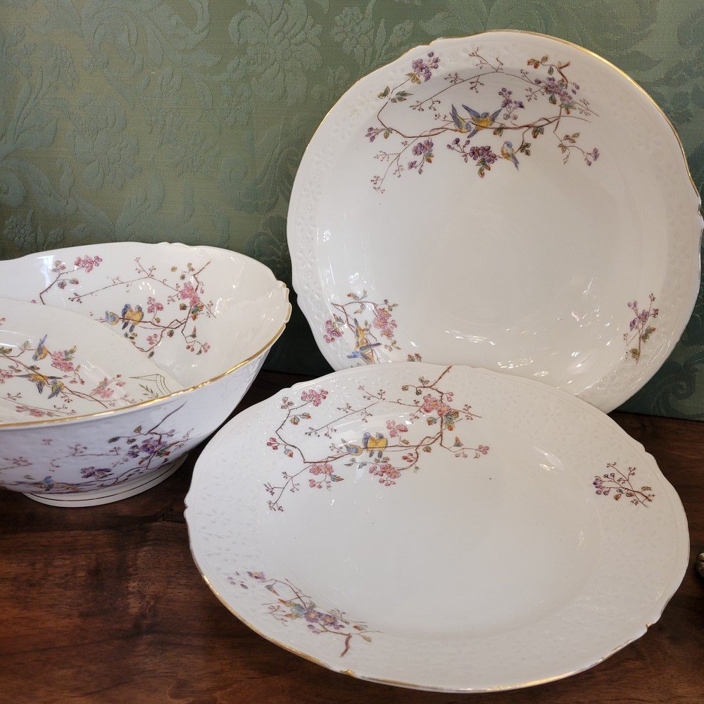 Porcelain Tableware Set With Bird Decor-photo-7