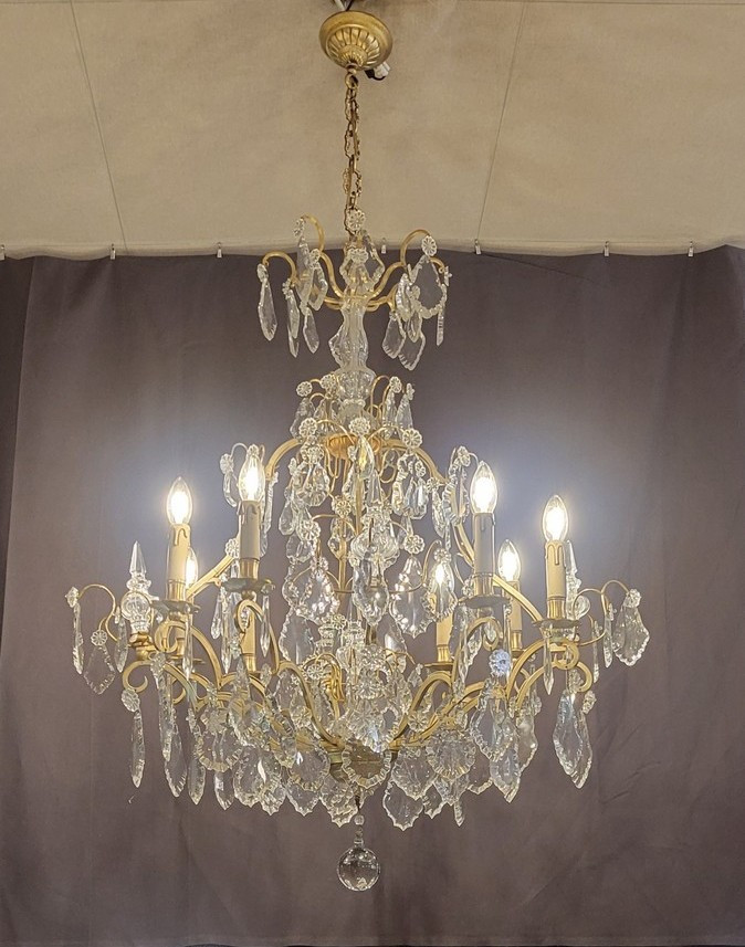 Grand Lustre Cage Louis XV