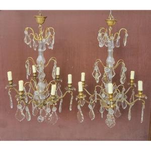 Pair Of Tassel Chandeliers