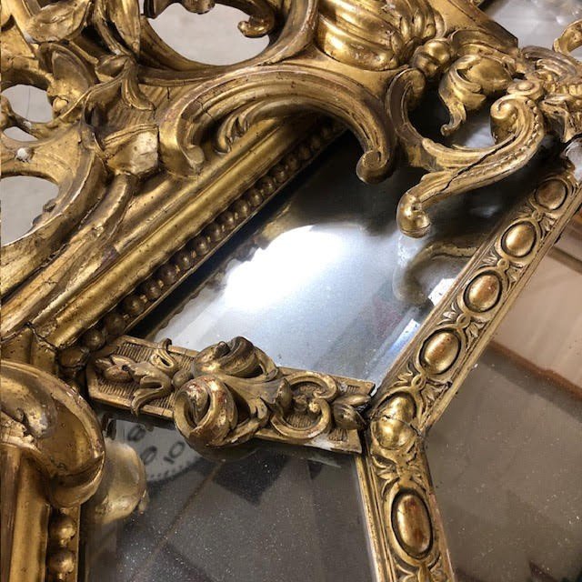 Large 19th Century Period Mirror-photo-7