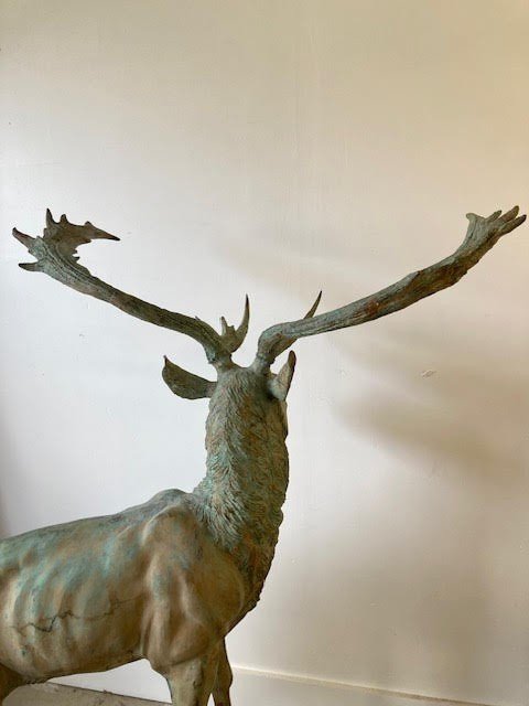 Grande Sculpture De Caribou-photo-1