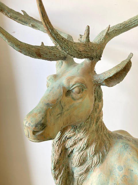 Large Deer Sculpture -photo-4