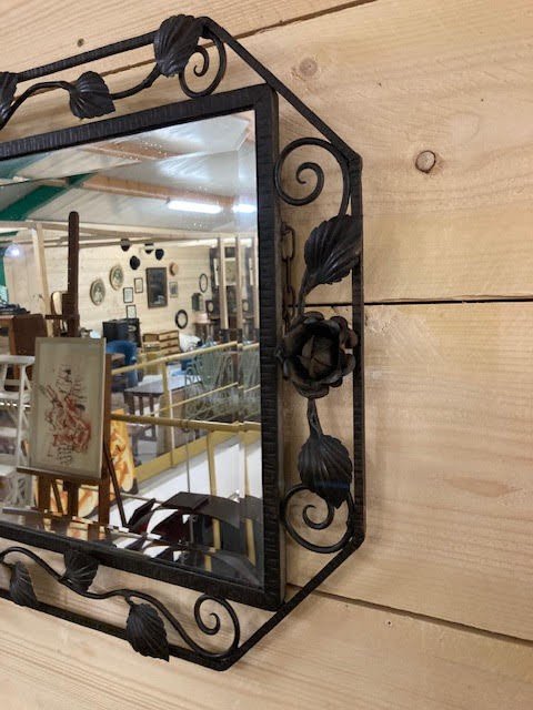 Art Deco Period Mirror-photo-3