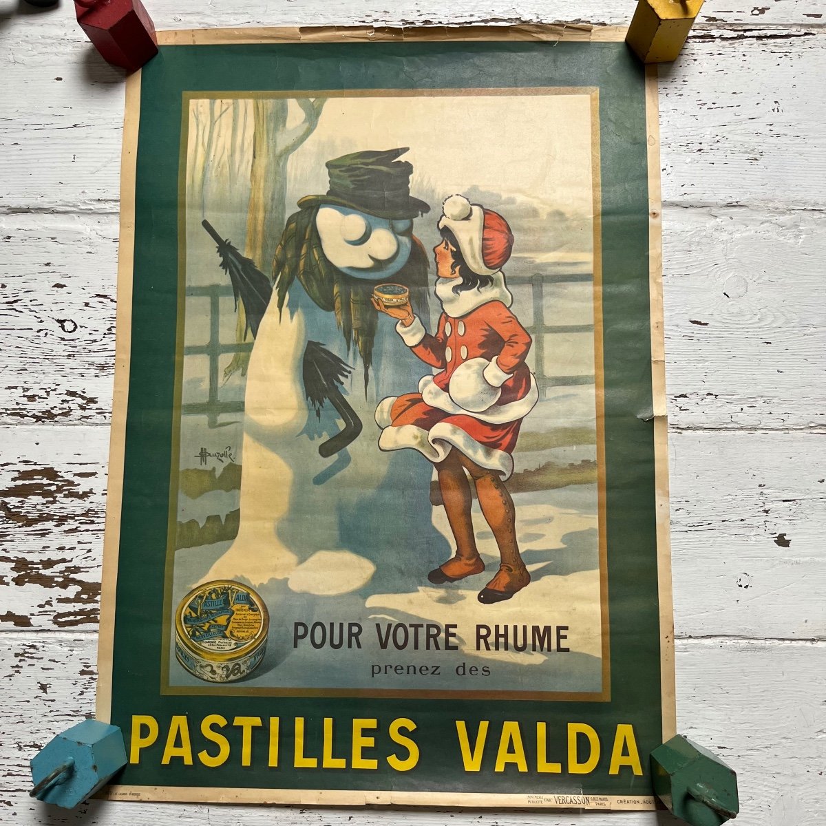 Old Original Valda Poster