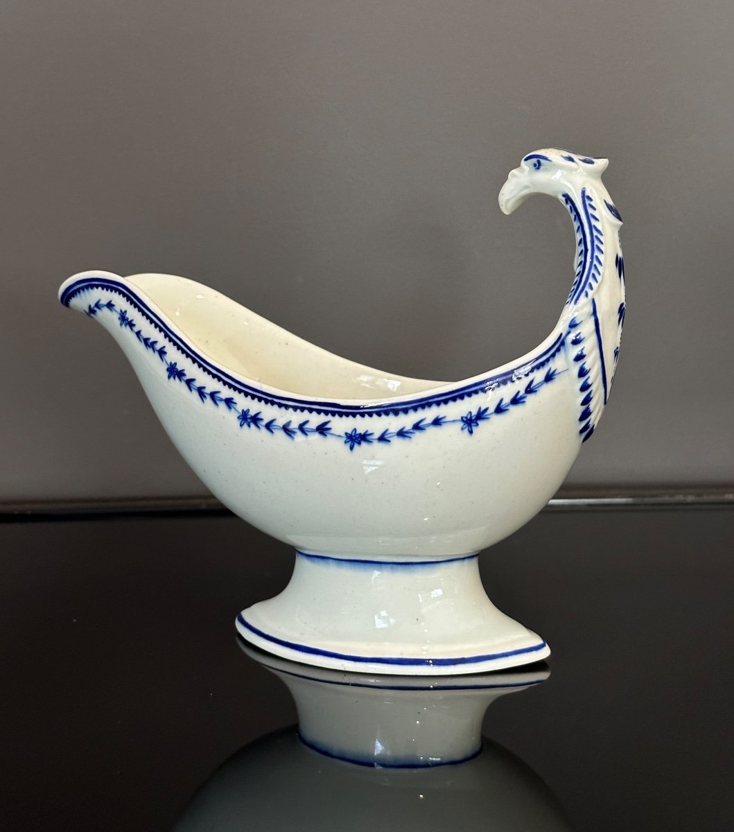 Saucière Aigle Porcelaine De Tournai Fin XVIIIeme-photo-2