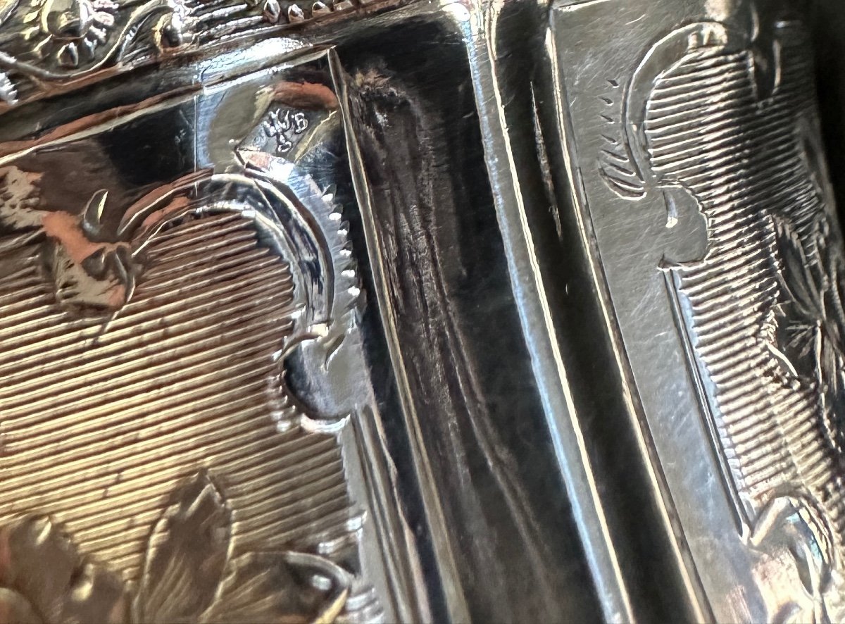 Lanos, Pair Of Napkin Rings Sterling Silver Minerva Epoque XIX-photo-3