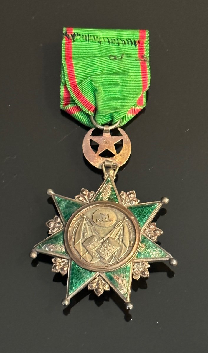 Turkey, Order Of Osmania Commander's Star Silver Vermeil-photo-3