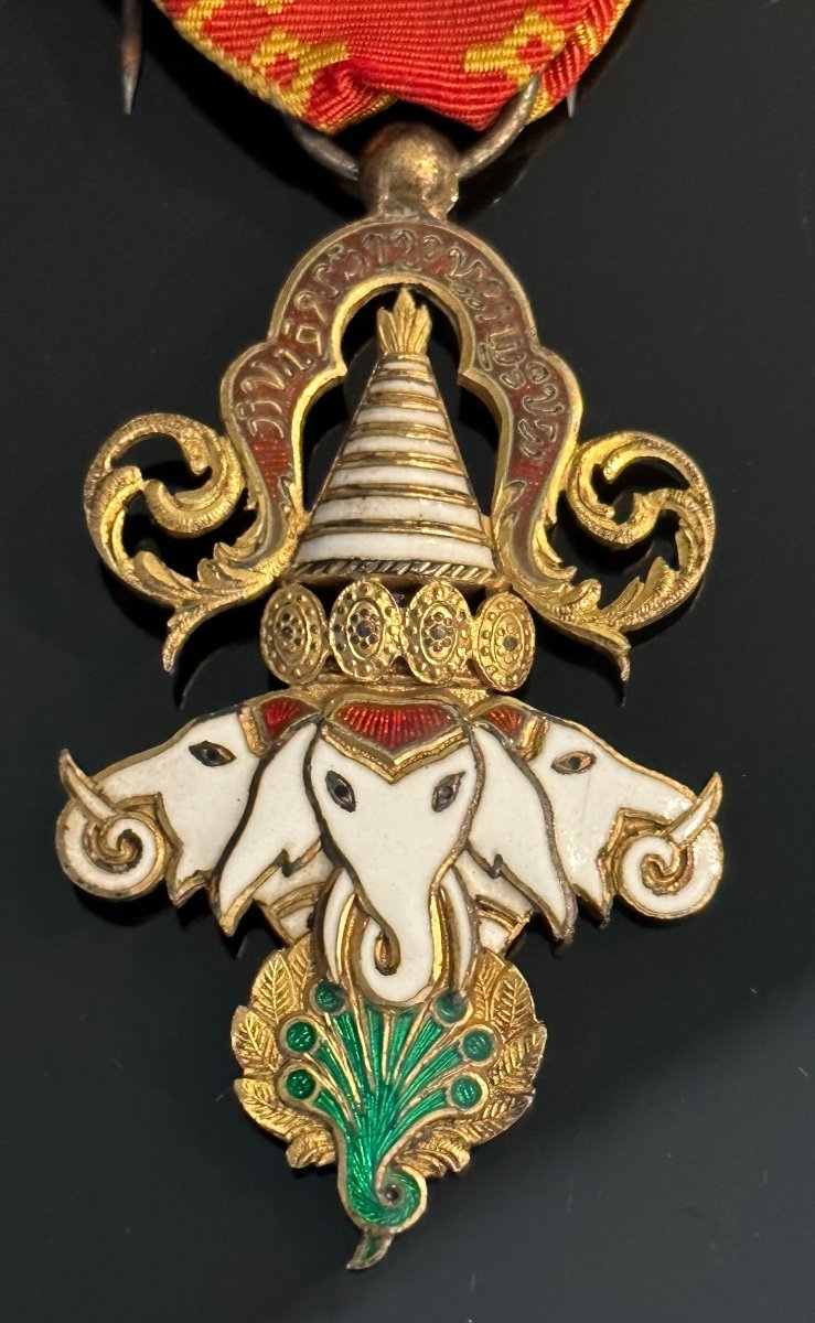 Laos, Order Of The Million Elephants Of Laos And Of The White Parasol Email-photo-1