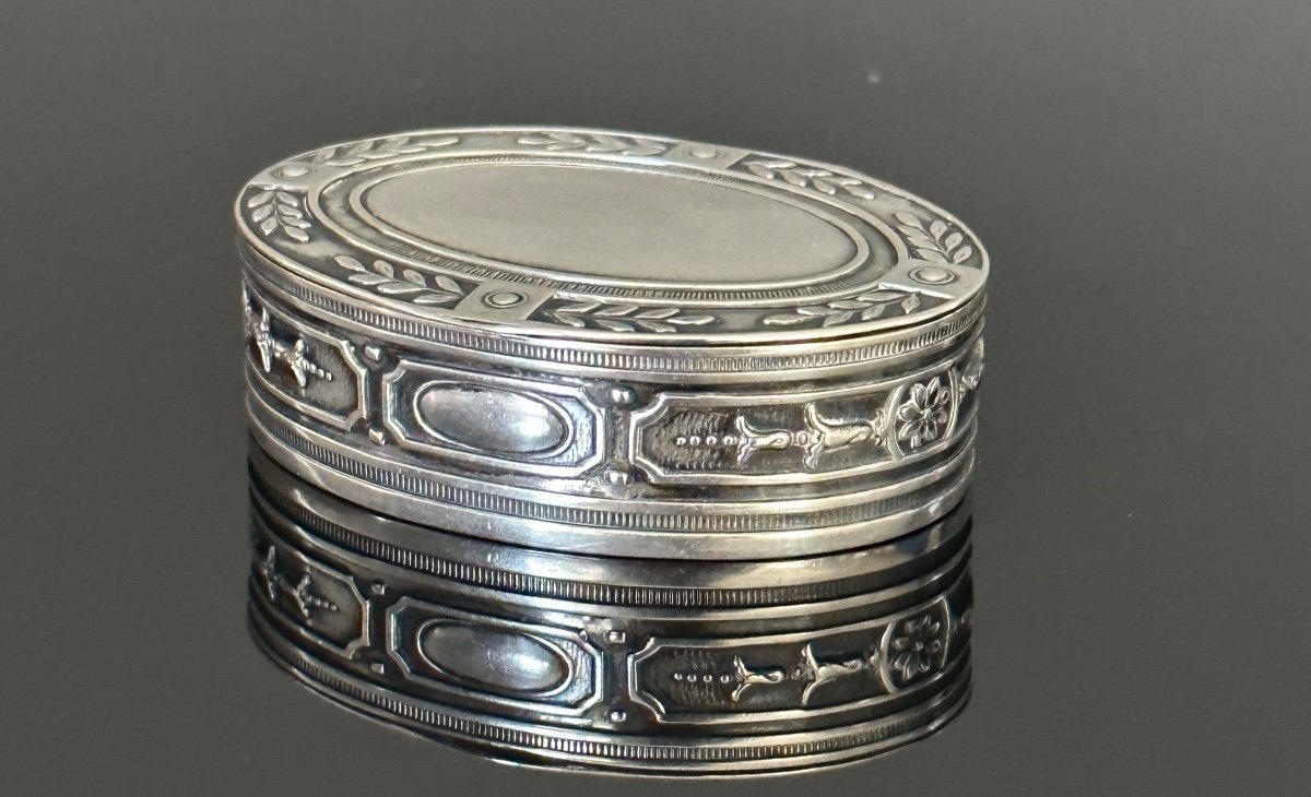 Box In Sterling Silver Period Late Nineteenth-photo-3