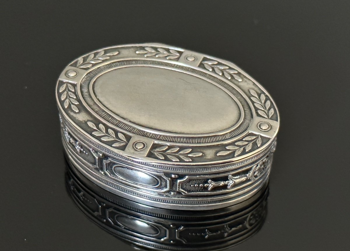 Box In Sterling Silver Period Late Nineteenth