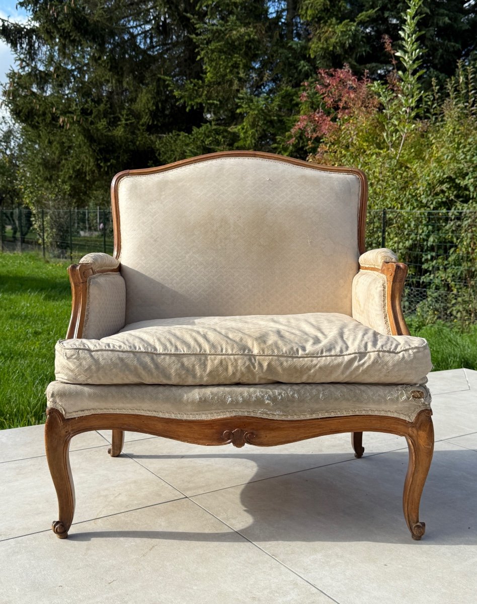 Large Marquise d'Epoque Louis XV XVIIIème Siècle-photo-2