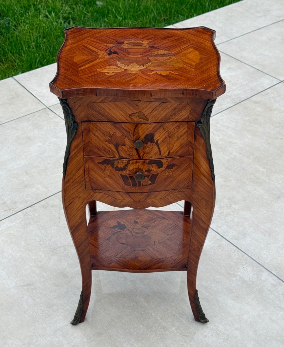 Louis XV Style Marquetry Coffee Table 1900-photo-2