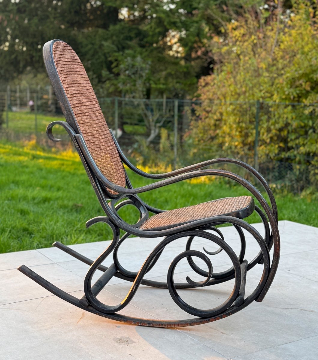 Set Of Two Rocking Chairs Circa 1970-photo-2