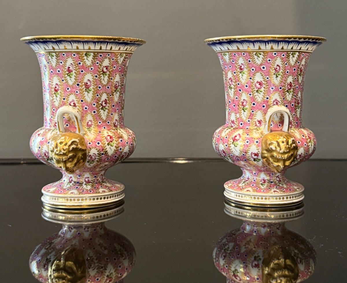 Sevres, Paire De Vases En Porcelaine Epoque XIXeme-photo-2