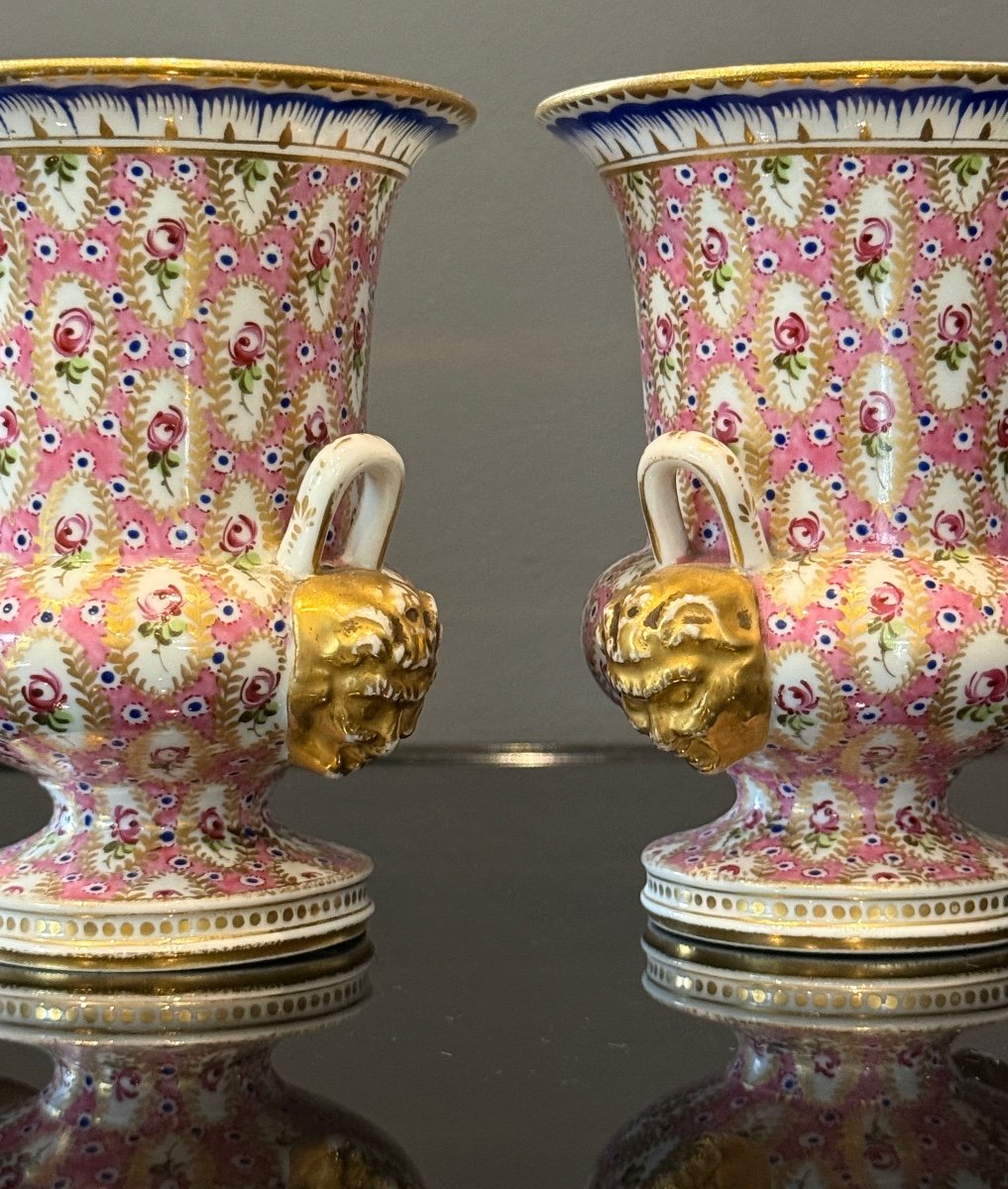 Sevres, Paire De Vases En Porcelaine Epoque XIXeme-photo-3