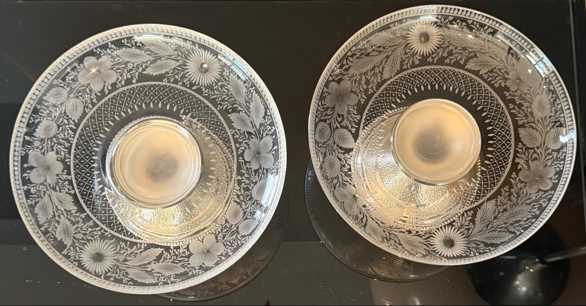 Cailar Bayard, Pair Of Louis XVI Style Display Cups Circa 1920-photo-2