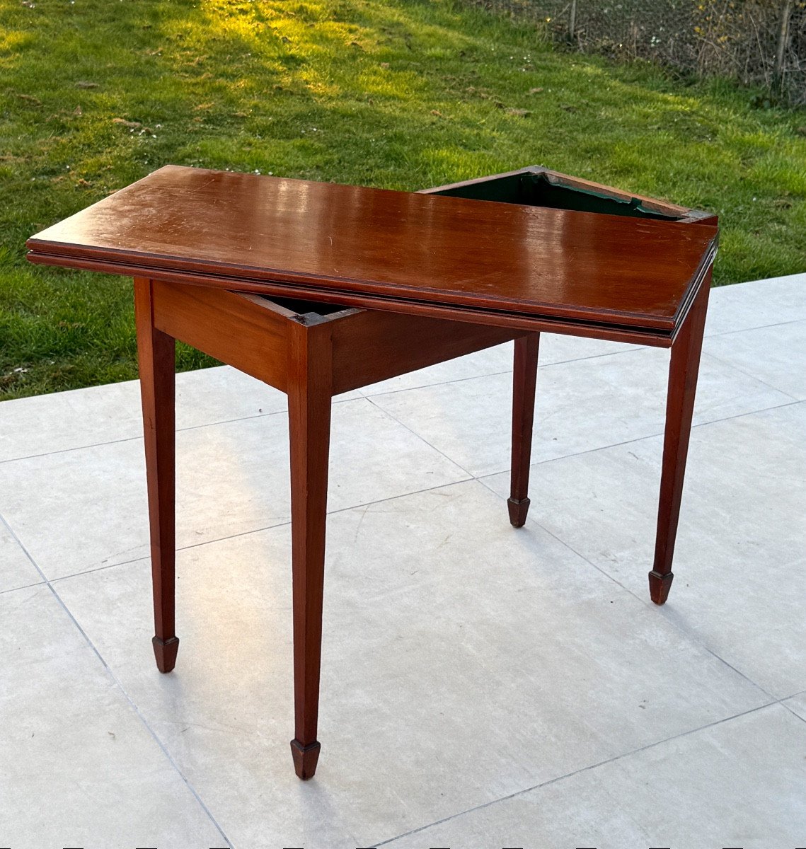 19th Century Mahogany Games Table