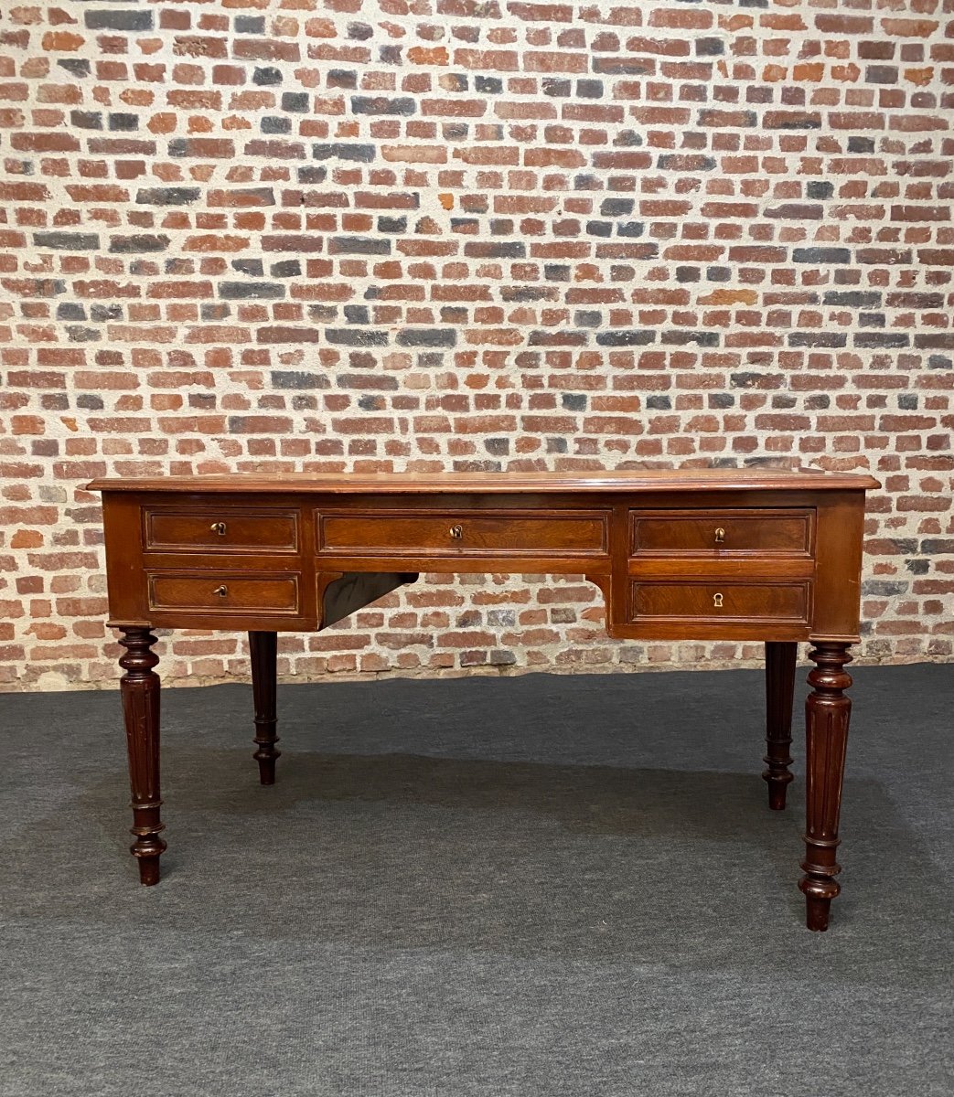 Louis Philippe Period Mahogany Flat Desk