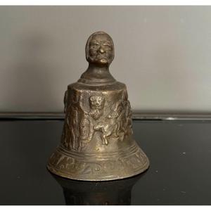 Table Bell In Bronze Jacoves Serke 19th