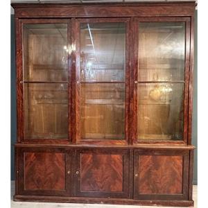 19th Century Restoration Period Mahogany Library