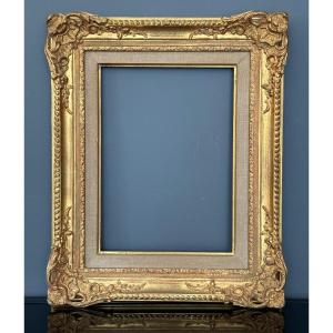 Montparnasse Frame In Gilded Wood, 20th Century