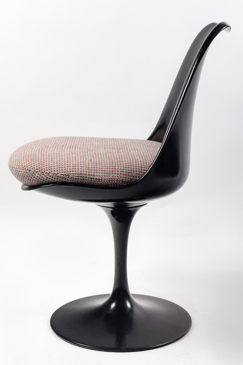 Exclusive Set Of 6 Tulip Chairs By Eero Saarinen Knoll - Modern Elegance For Your Interior-photo-4