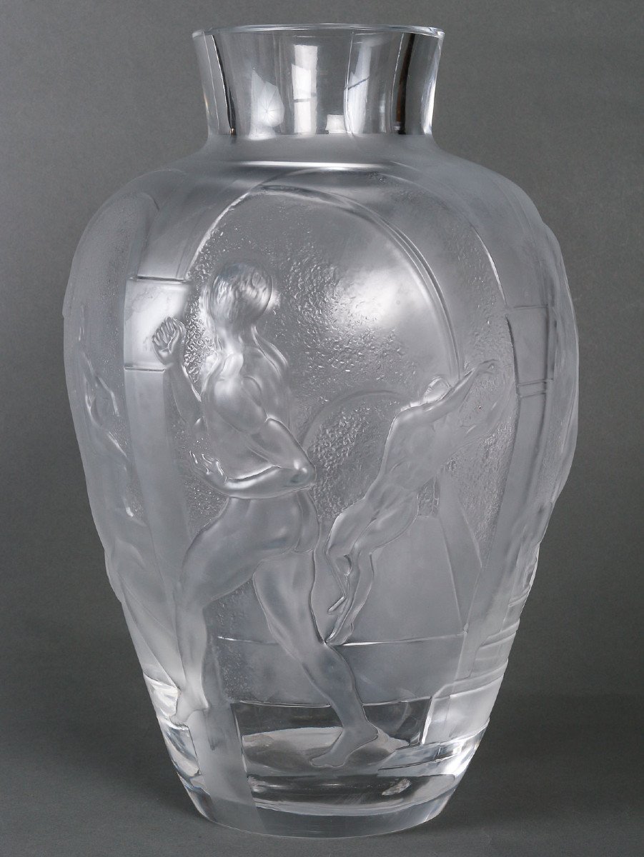 Vase Cristal Lalique "LES ELEENS"-photo-2
