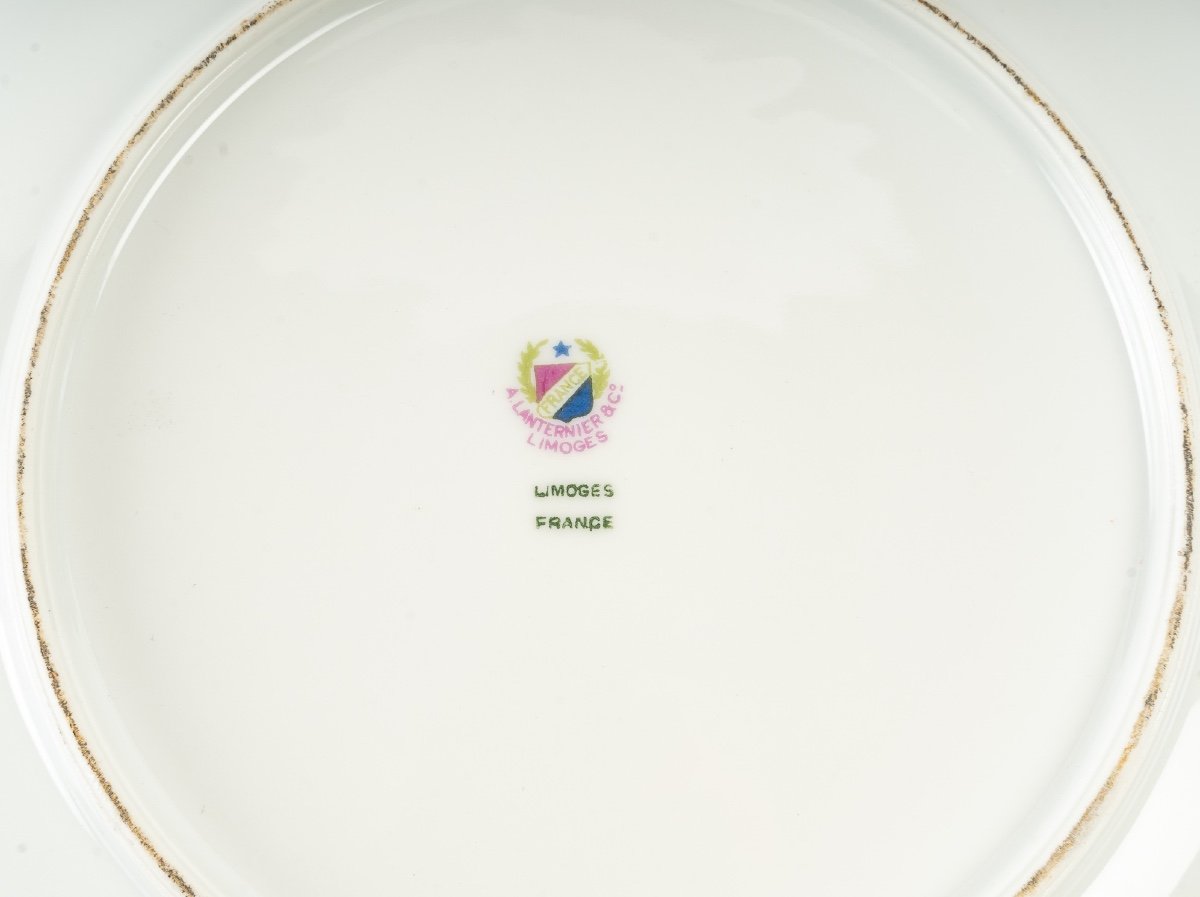 Promotion Spéciale -50 \%| Service De Table, Porcelaine Limoges Vintage| 54 Pièces Pour 12 Pers-photo-7