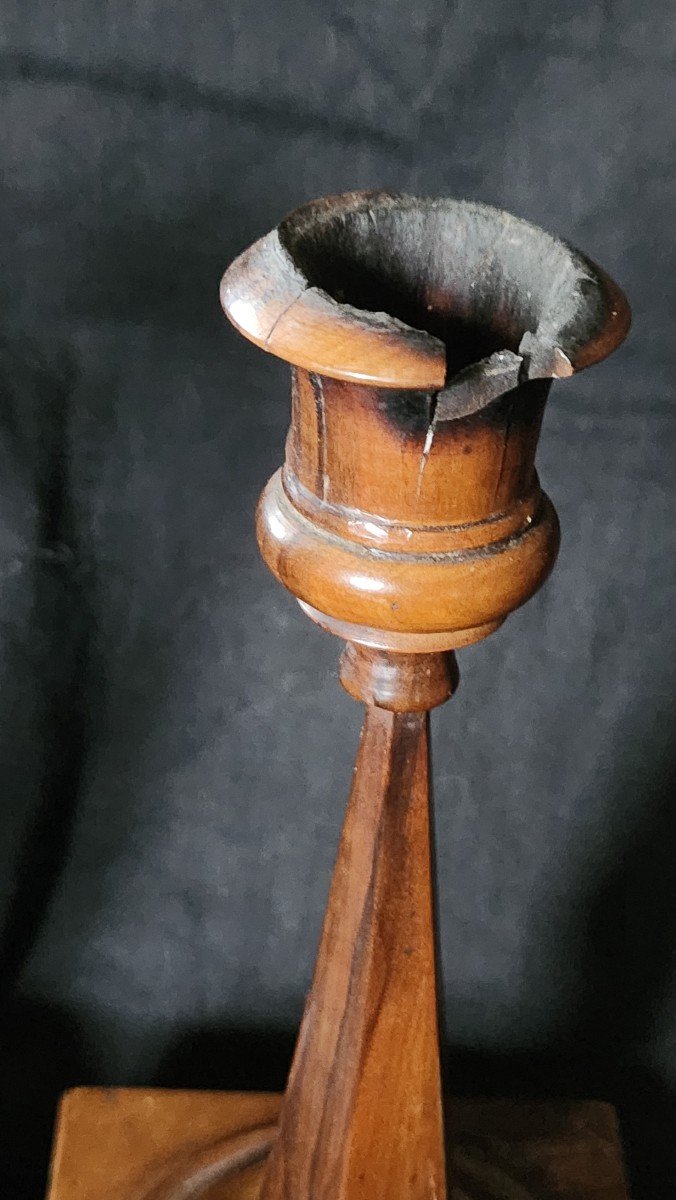 Pair Of 19th Century Shabbat Candlesticks -photo-1