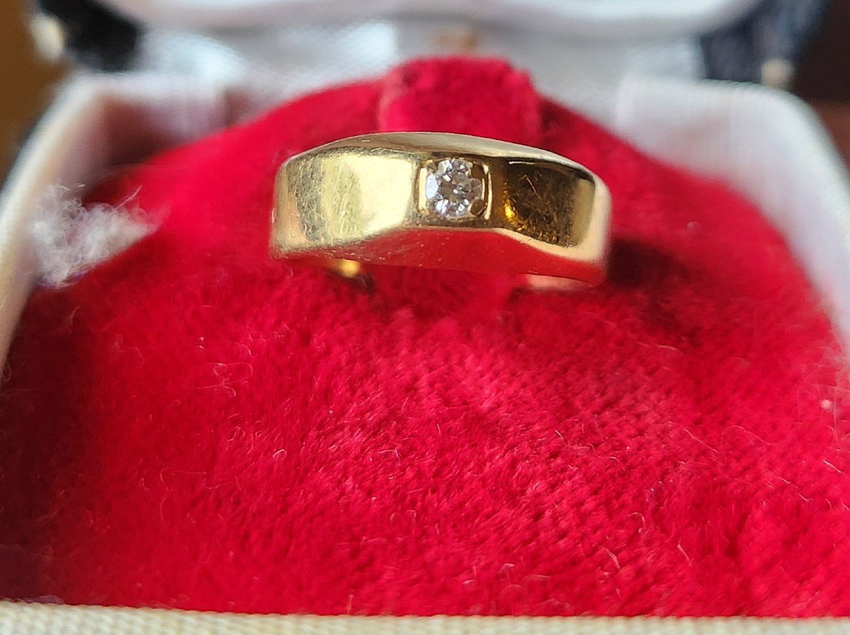 Children's Gold And Diamond Ring -photo-4