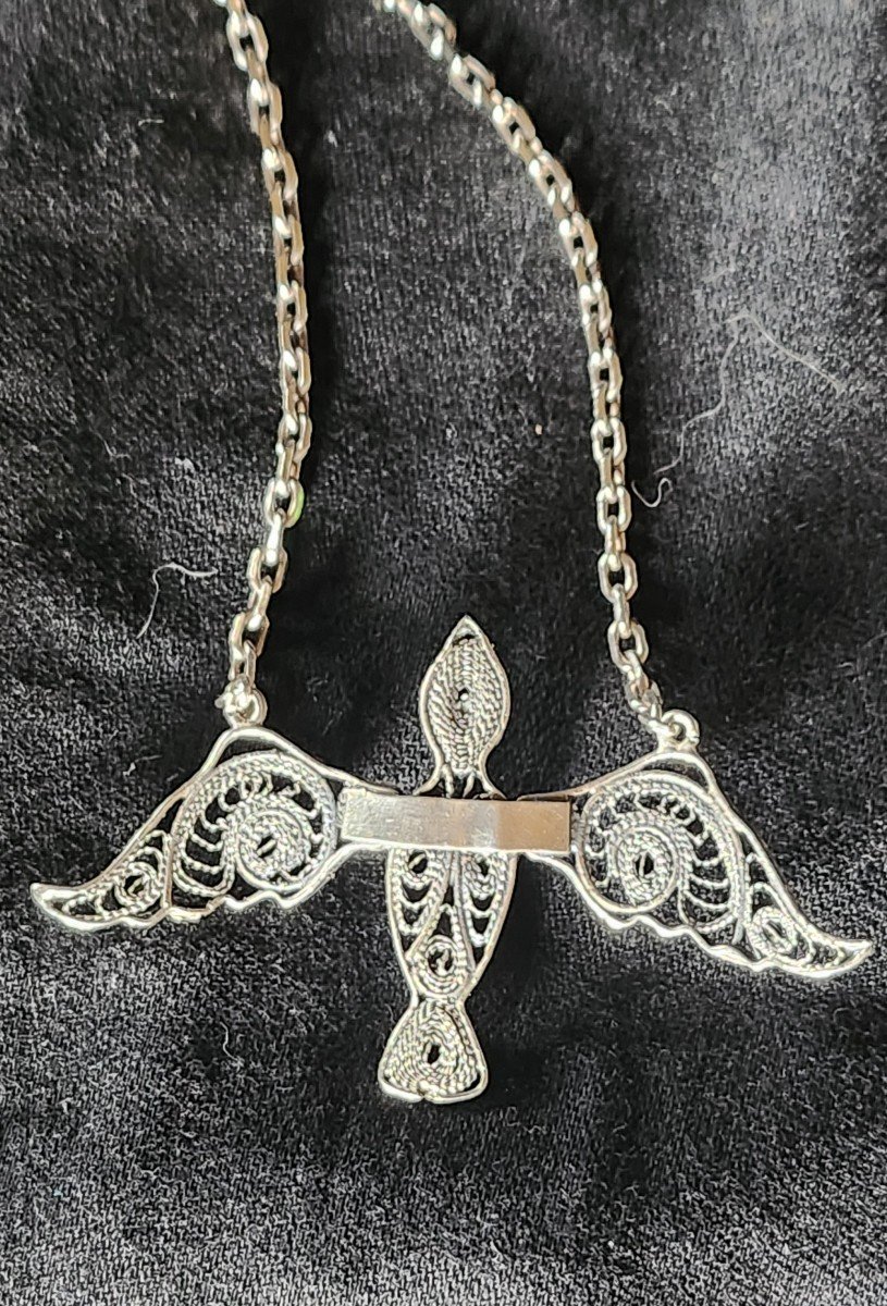 Collier En Argent St Esprit -photo-4