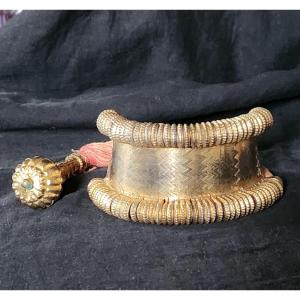 19th Century Vermeil Ethnic Bracelet