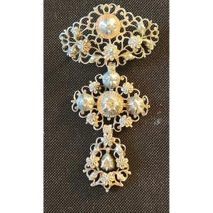 19th Century Flemish Butterfly Cross 