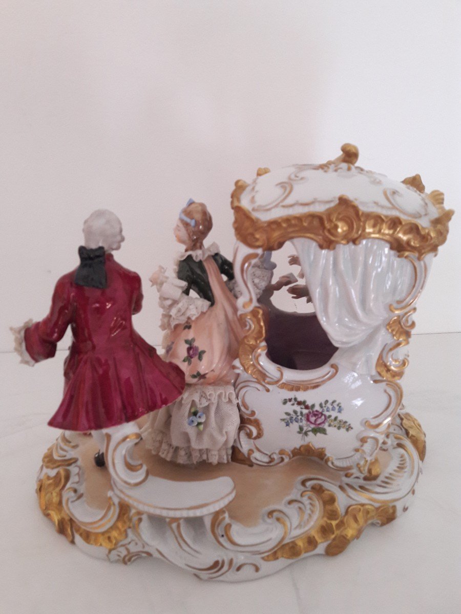 Grand Groupe Porcelaine Unter Weiss Bach-photo-3