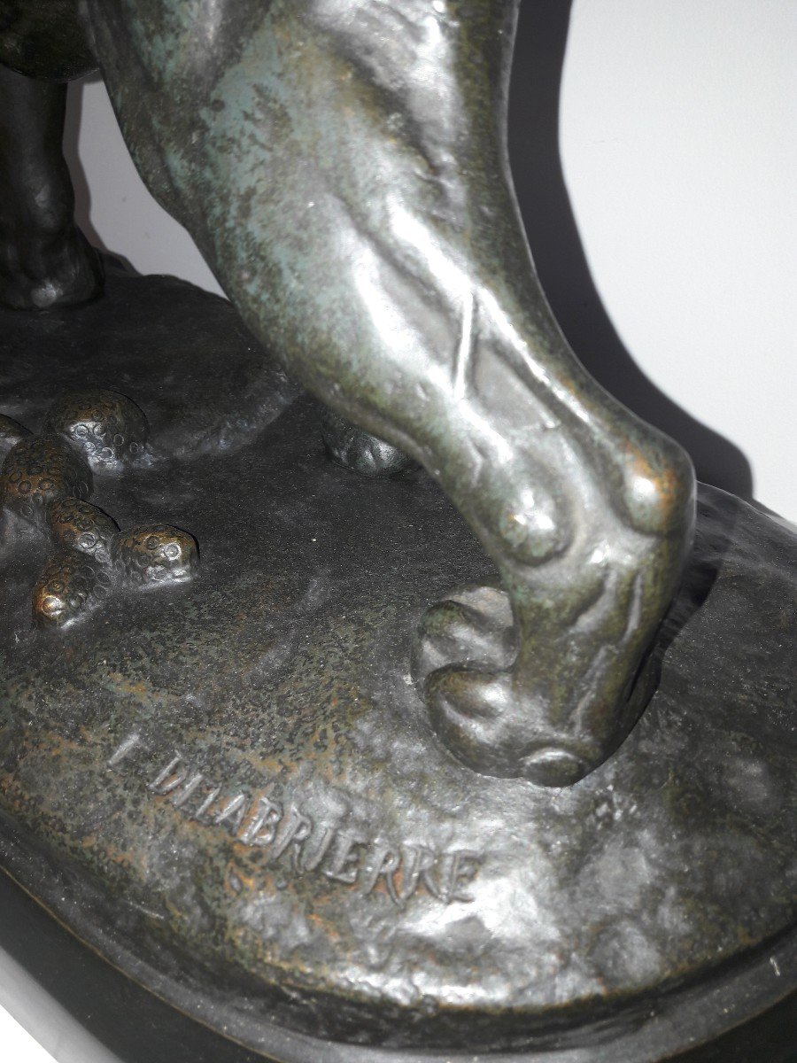 Bronze Sculpture Signed Delabrierre-photo-2