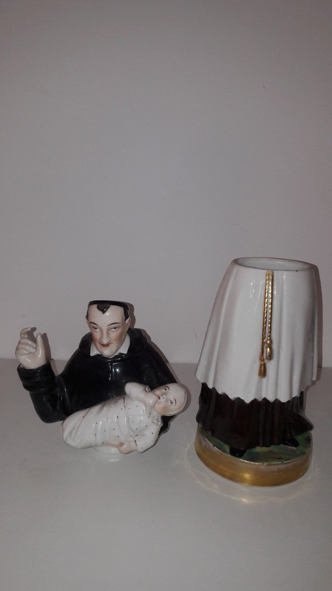 Anthropomorphic Tisaniere Saint Vincent De Paul-photo-2