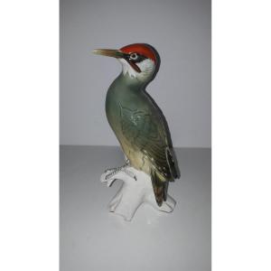 Porcelain Bird Green Woodpecker Karl Ens