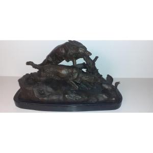 Sculpture Bronze Pierre-jules Mene