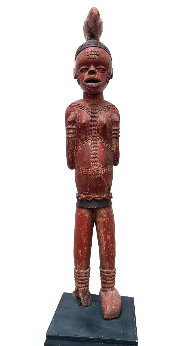 Grande Statue Ibo Ou Igbo Du Nigeria