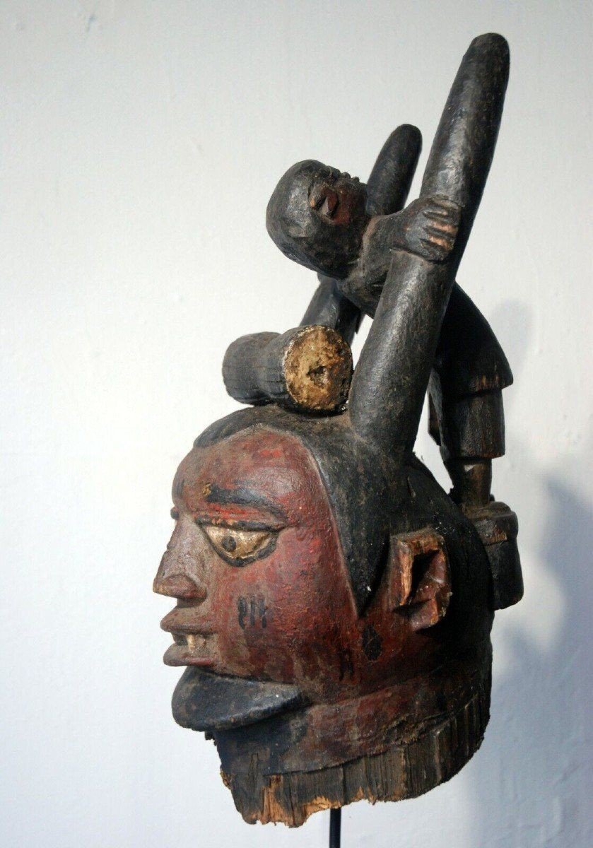 Crest Gelede Yoruba Nago Nigeria-photo-3