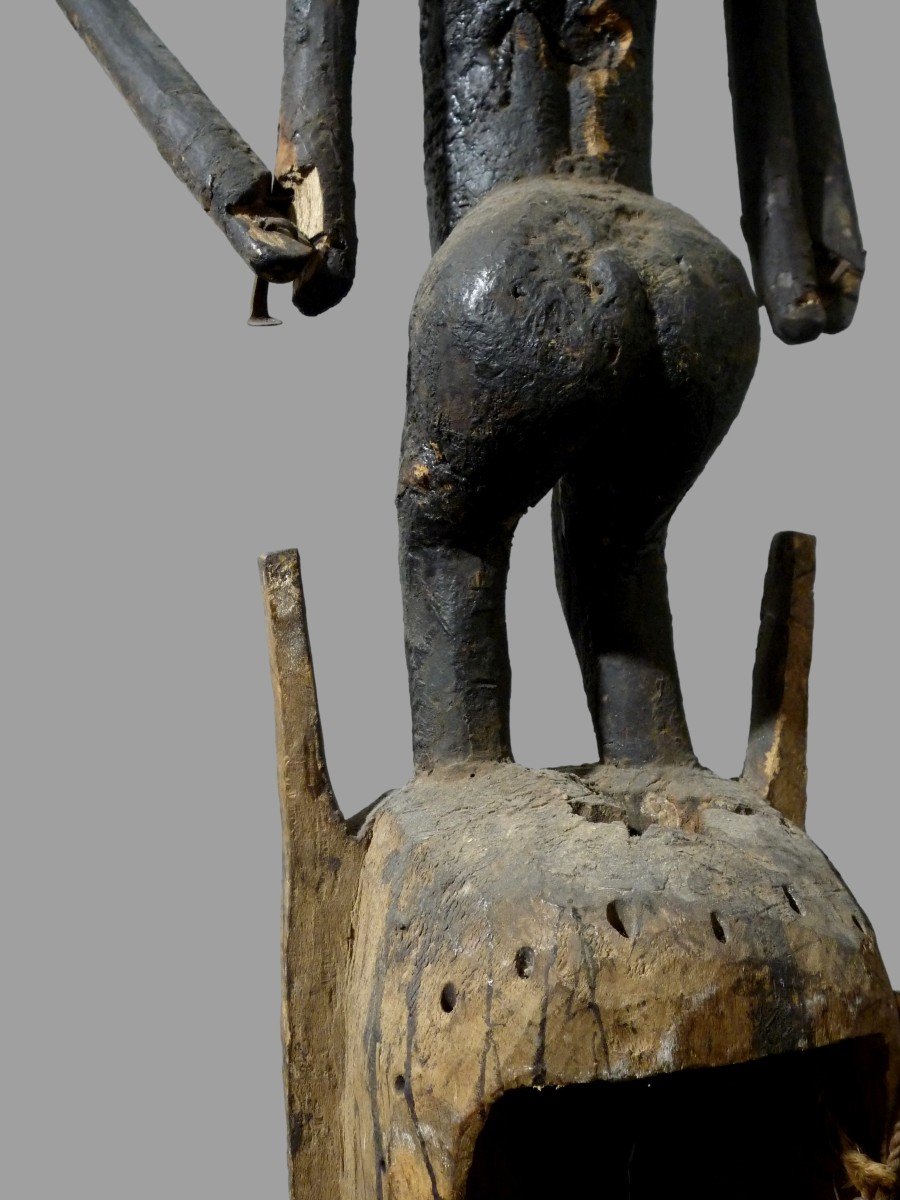 Large Satimbe Dogon Mali Mask -photo-4