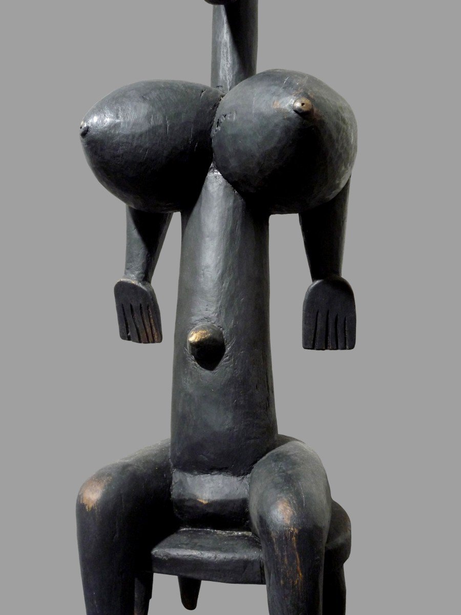 Large Cubist Statue Bambara Nyeleni Mali -photo-1